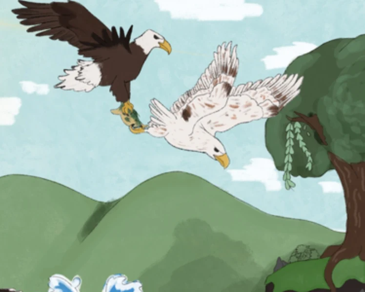 Broodwing key art eagles in flight, used as the All Birds card image